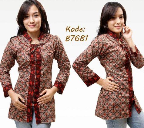 15 Contoh  Model Baju  Seragam  Batik  Pegawai Bank Trend 2021