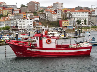 Fishing boat in Finisterre