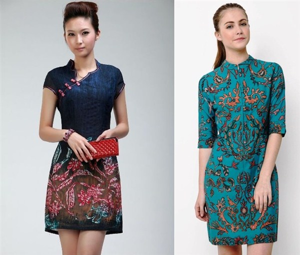 20 Model Dress Batik Terbaru