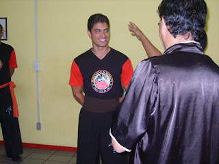 Fotos do exame de graduação