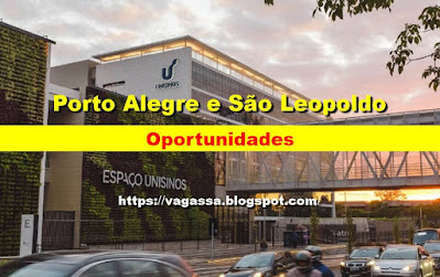 Unisinos abre vagas para Auxiliar Administrativo, Secretário e outros em São Leopoldo e Porto Alegre