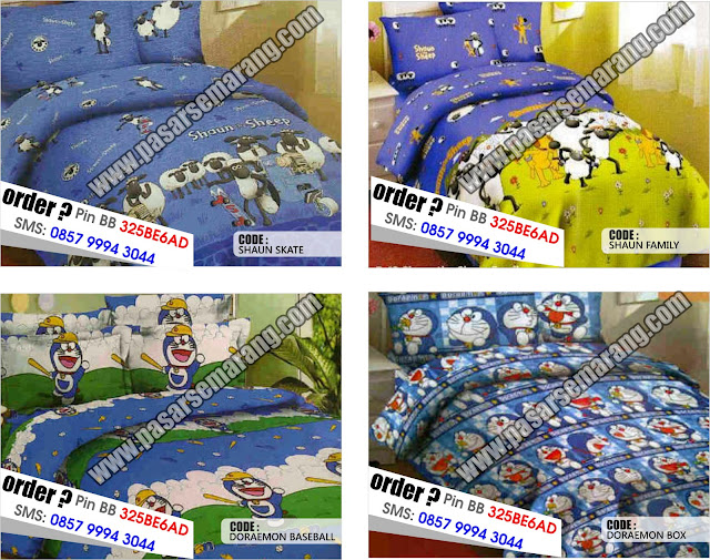 Jual Sprei Motif  Kartun Doraemon  Murah Online BUDAYA CENTERS