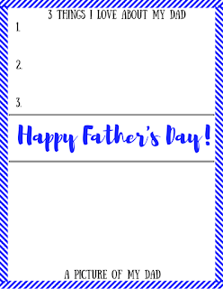 Free Father's Day printable