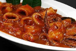 Resep Masakan Cumi Basah Saos Tiram