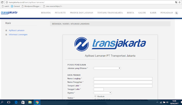 Lowongan Kerja Transjakarta