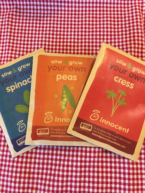 innocent's #sowandgrow seeds for children to plant