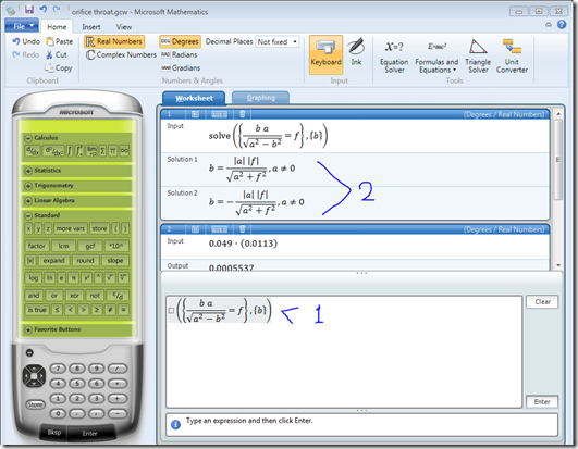 Microsoft Mathematics