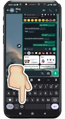 cómo combinar emojis en WhatsApp