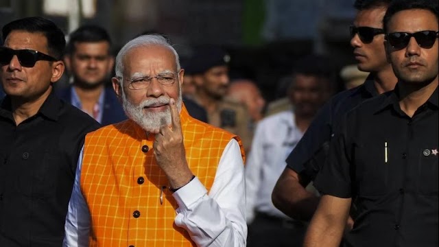 India's Prime Minister Casts Vote After Anti-Muslim Minority Campaign Before Elections