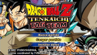 DRAGON BALL Z TENKAICHI TAG TEAM MOD ISO DBZ TTT V2 PPSSPP