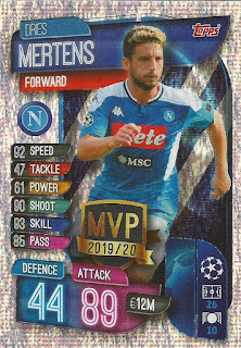 Topps Match Attax UEFA Champions League 2019-2020 (International Variant) SSC Napoli Set