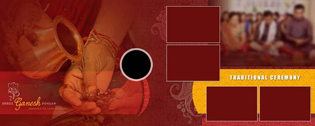 Wedding Photo Album Design 12x30 PSD Templates