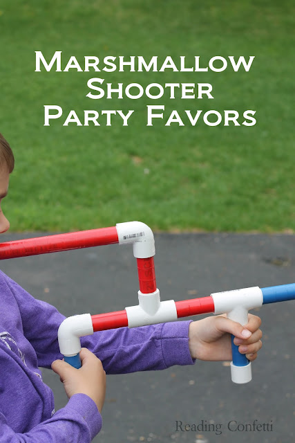 Birthday Party Favor Idea: DIY Marshmallow Shooters