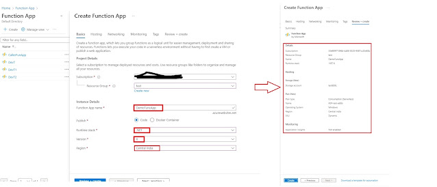 Create Function App