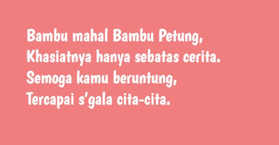 pantun semoga cepat sembuh