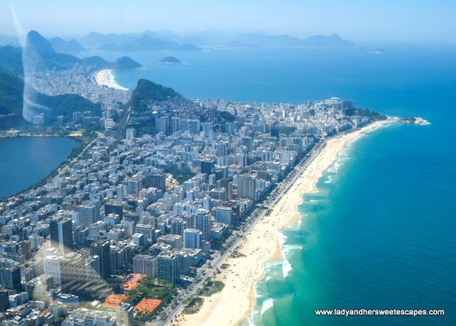 Barra da Tijuca from helicopter