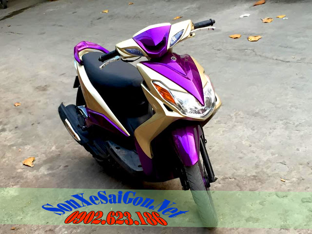 Mẫu sơn xe Yamaha Luvias (xe ga nhỏ)