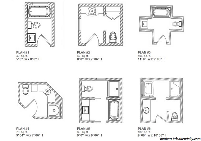 47 Desain Kamar Mandi Sempit Minimalis yang Pas untuk 