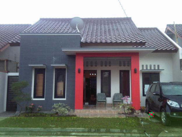 Desain rumah minimalis modern 1 lantai type 45