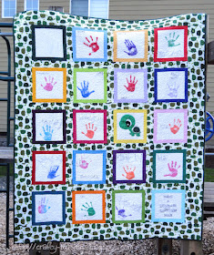 Handprint Quilt, front view