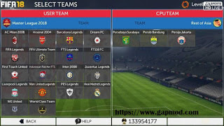 FTS Mod FIFA 18 by Adhi Putra Apk Terbaru