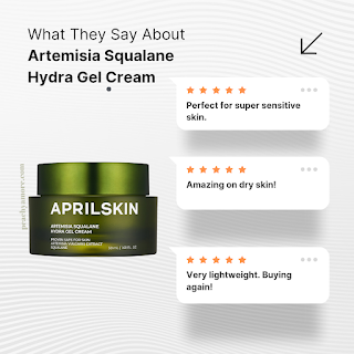 Aprilskin Artemisia Squalane Hydra gel cream moisturizer reviews
