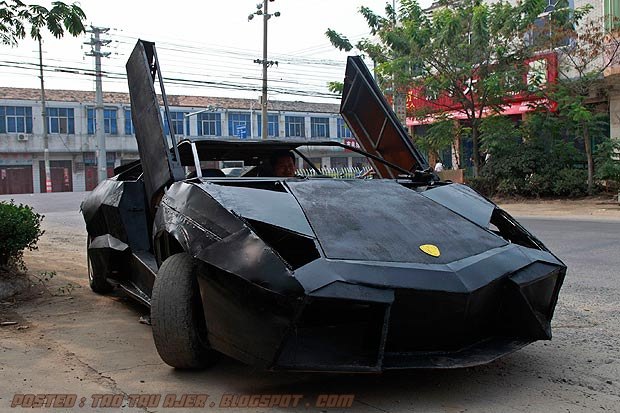 HEBAT Mekanik China bina replika Lamborghini Reventon 