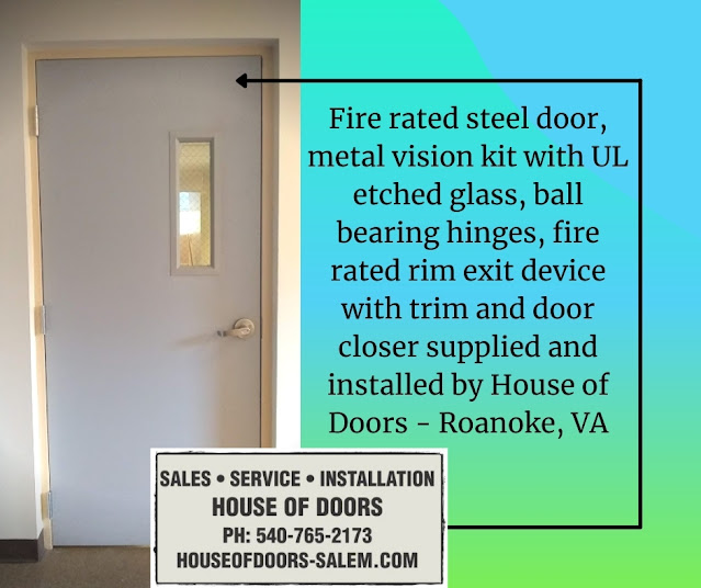 Fire rated doors Roanoke, VA