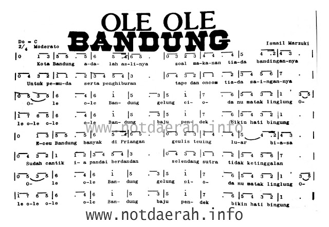 Not Angka Ole Ole Bandung