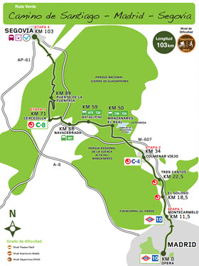 Ruta Verde 'Monte de Valdelatas' desde la estación de Metro de La Granja en Alcobendas