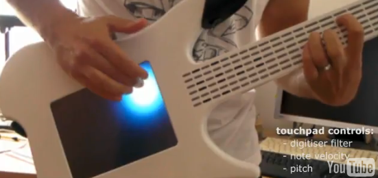 Touch Screen, Linux-Based Digital Guitar