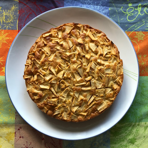 Gâteau norvégien aux pommes et à la vanille (Eplekake)