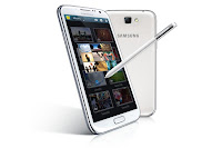 Samsung Galaxy Note II N7100 putih depan belakang
