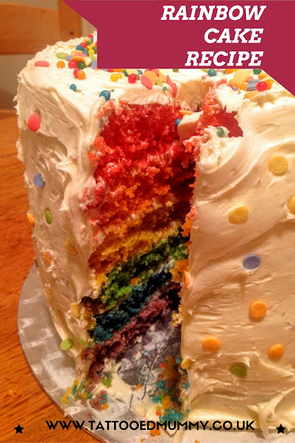 Rainbow Cake recipe