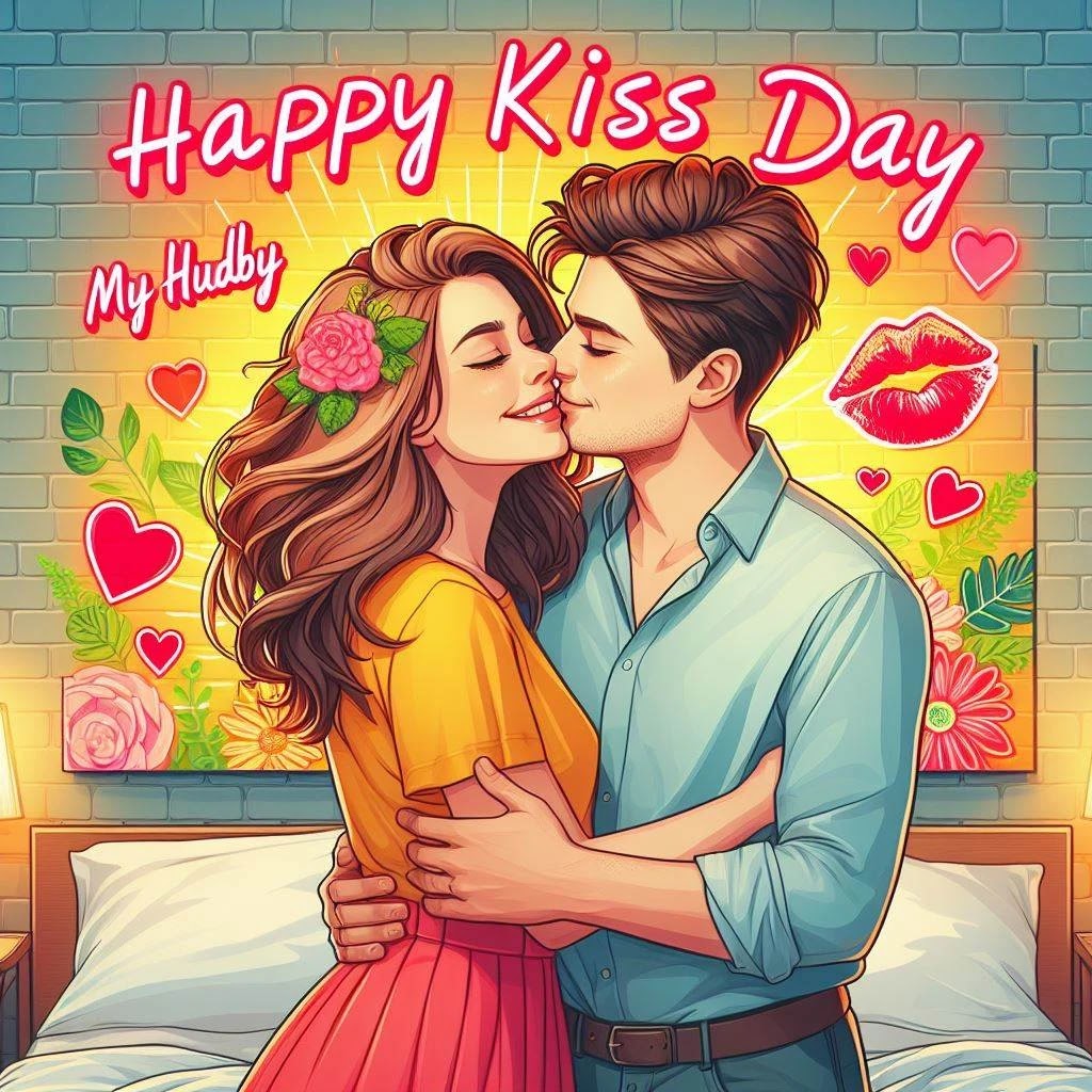 Happy Kiss Day Images for Husband