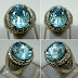 Permata Blue Topaz Warna Biru Muda