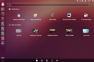 Screenshot of Ubuntu's Unity Desktop Showing the Dash