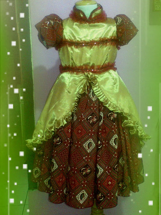 Model Gaun Batik Pesta Elegan Modern Terbaru