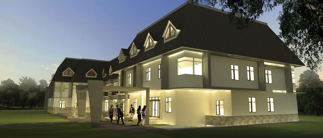 DESAIN RUMAH 3D: Desain Hotel Minimalis 3D Eksterior 