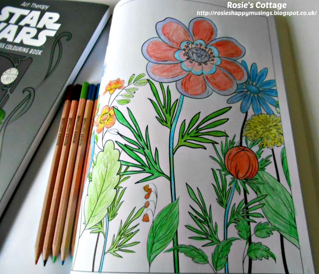 Simply losing myself in a colouring page can be a treat and a wonderful way to unwind