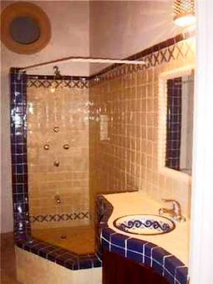 Baño con azulejos