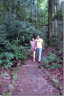 S & N on the trail