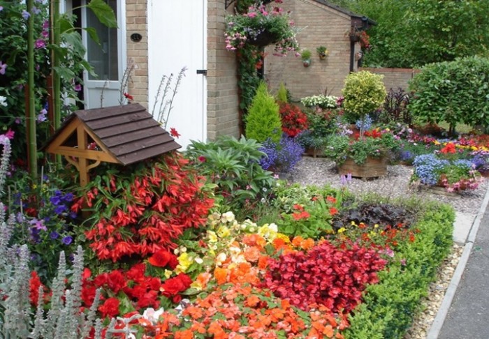 Small Front Garden Full Color 700x486 Landscape Design Ideas Zone 6