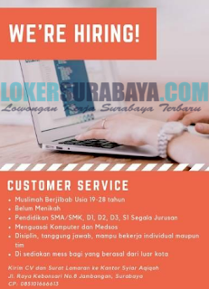 Loker Surabaya Terbaru di Syiar Aqiqah Juni 2019