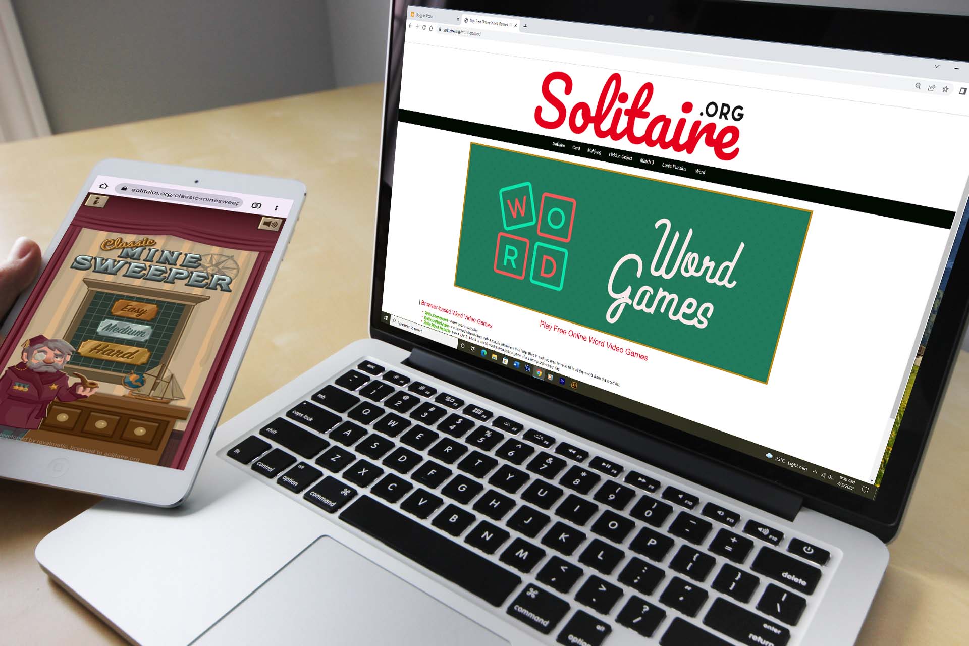 Game Online Percuma di Solitaire.org Tanpa Download