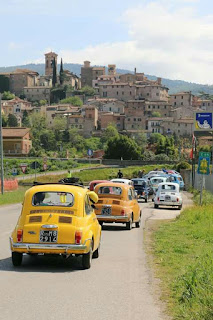 Vintage Fiats in Deruta, Umbria, Italy