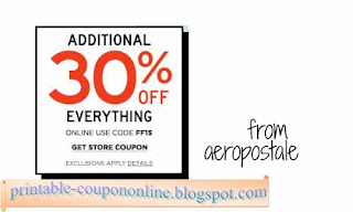 Free Printable Aeropostale Coupons