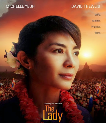 Poster Of The Lady (2011) In Hindi English Dual Audio 300MB Compressed Small Size Pc Movie Free Download Only At worldfree4u.com