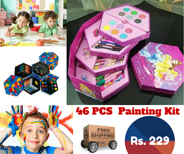 46 pcs painting kit for kids