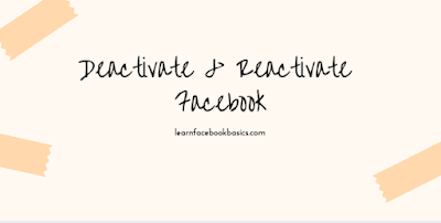 How to Reactivate Facebook Account after Deactivating